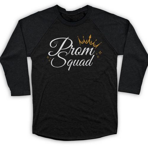 Prom Squad School Graduation Party 2025 Friends Matching Baseball Raglan Shirt - Best Gift Smart