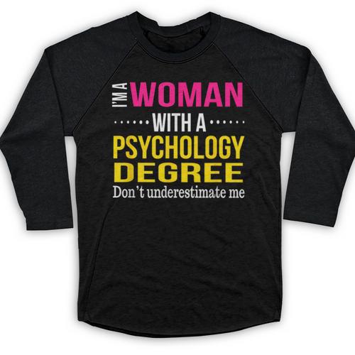 Psychology Degree Major Graduation 2024 Psychologist PsyD Baseball Raglan Shirt - Best Gift Smart
