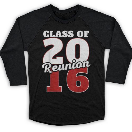 Reunion 2016 Class Of 2016 Reunion 16 Graduation 2016 Baseball Raglan Shirt - Best Gift Smart