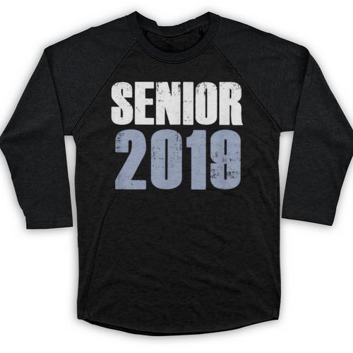 Senior 2019 Shirt Graduation Class Back To School Tee Baseball Raglan Shirt - Best Gift Smart