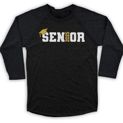 Senior 2025 Graduation 2025 Class Senior 2025 Grad Baseball Raglan Shirt - Best Gift Smart