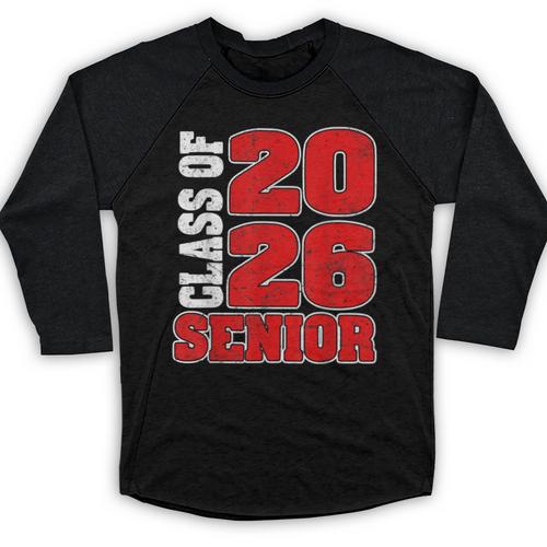 Senior 2026 Class Of 2026 Graduation Baseball Raglan Shirt - Best Gift Smart