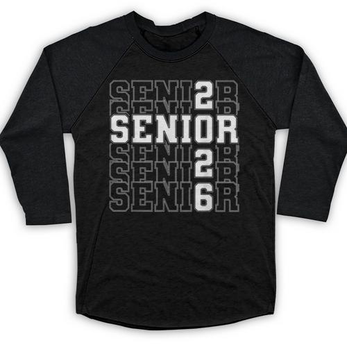 Senior 2026 Class Of 2026 Seniors Graduation 2026 Senior 26 Baseball Raglan Shirt - Best Gift Smart