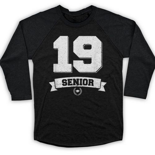 Senior Class Of 2019 Graduation School College Baseball Raglan Shirt - Best Gift Smart