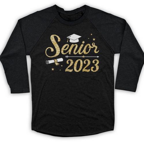Senior Class Of 2023 Graduation Graduate Baseball Raglan Shirt - Best Gift Smart