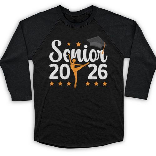 Senior Dancer 2026 Graduation Dance Senior 2026 Baseball Raglan Shirt - Best Gift Smart