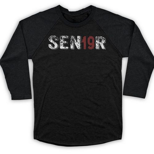 Senior Grad Shirt-Senior Class Of 2019 Graduation Shirt Baseball Raglan Shirt - Best Gift Smart