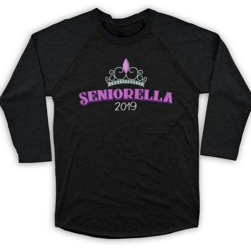 Seniorella 2019 Shirt Senior Class Graduation Baseball Raglan Shirt - Best Gift Smart