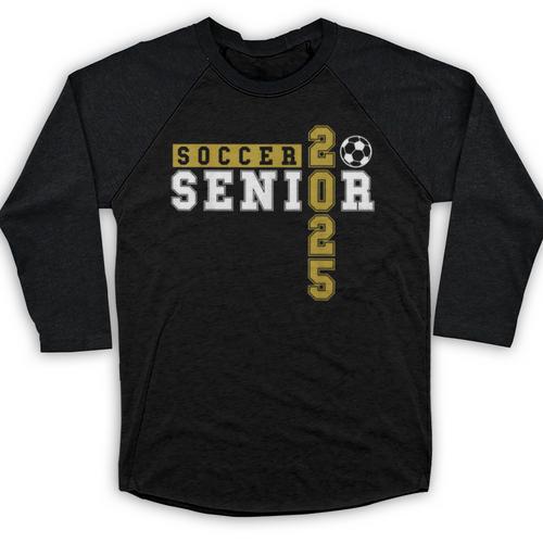 Soccer Senior Night Soccer Senior 2025 Graduation 11 Baseball Raglan Shirt - Best Gift Smart