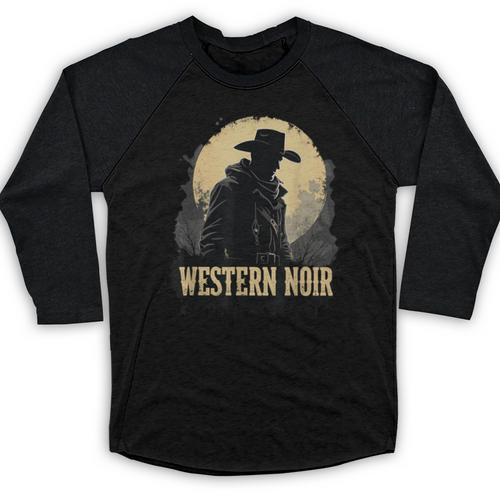 Spaghetti Western Cowboy Culture Classic Western Nostalgia Baseball Raglan Shirt - Figerry