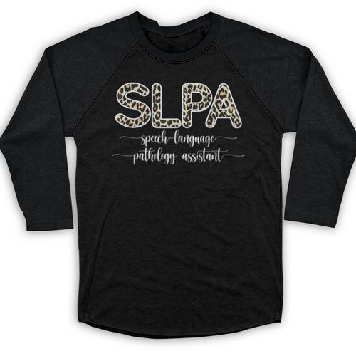 Speech Therapy Graduation For SLPA Therapist Baseball Raglan Shirt - Best Gift Smart