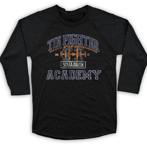 Star Wars TIE Fighter Academy Graduation Baseball Raglan Shirt - Best Gift Smart
