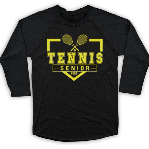 Tennis Senior Night Tennis Senior 2025 Graduation 20 Baseball Raglan Shirt - Best Gift Smart
