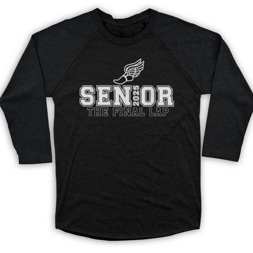 Track & Field Senior 2025 Graduation Year The Final Lap Baseball Raglan Shirt - Best Gift Smart
