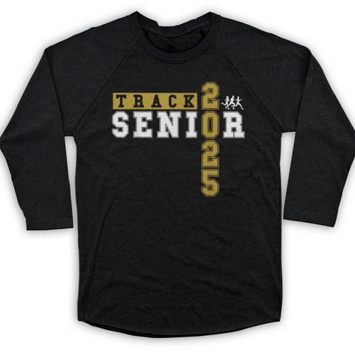 Track Senior Night Track Senior 2025 Graduation 14 Baseball Raglan Shirt - Best Gift Smart