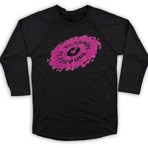 Tu Sangre Es Purpura Mexican Nostalgia Baseball Raglan Shirt - Figerry