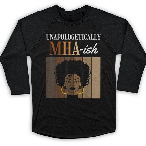 Unapologetically MHA-Ish Student Graduation Afro Baseball Raglan Shirt - Best Gift Smart