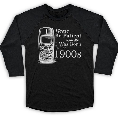 Vintage Birthday Seniors I'm From The 1900s Baseball Raglan Shirt - Figerry