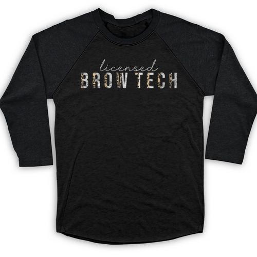 Vintage Brow Tech Graduation Licensed Brow Tech Baseball Raglan Shirt - Best Gift Smart