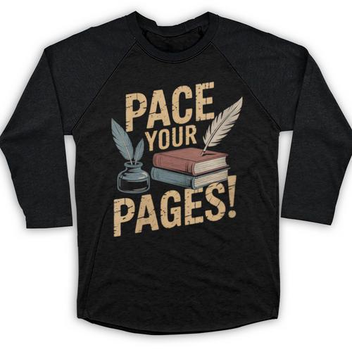 Vintage Literary Nostalgia Baseball Raglan Shirt - Figerry