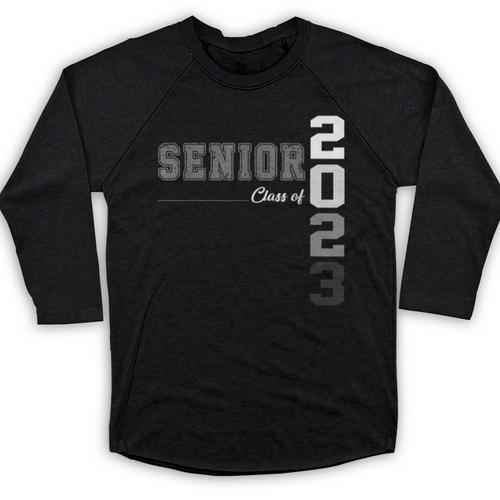 Vintage Senior Class Of 2023 Senior Graduation 2023 Baseball Raglan Shirt - Best Gift Smart