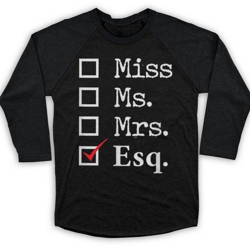 Women Lawyer Attorney Law School Graduation Lawyer Baseball Raglan Shirt - Best Gift Smart