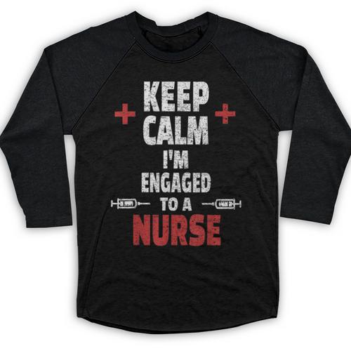 Xmas Nurse Graduation Keep Calm I'm Almost A Nurse Baseball Raglan Shirt - Best Gift Smart