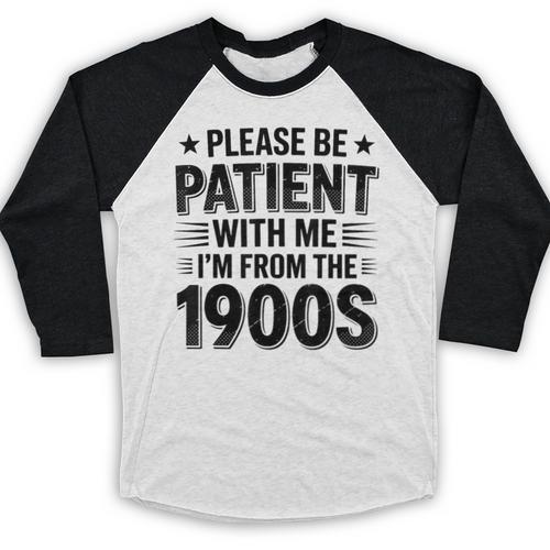 1900s Generation – Nostalgia Graphic Baseball Raglan Shirt - Figerry