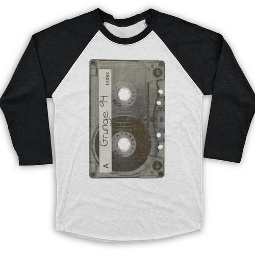 90s MUSIC NOSTALGIA GRAPHIC Baseball Raglan Shirt - Figerry