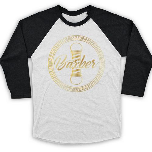 Barbershop Apparel Barber School Graduation Baseball Raglan Shirt - Best Gift Smart