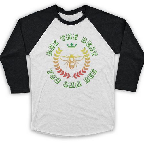 Bee The Best You Can Graduation Smart Kid Child Teen T-Shirt Baseball Raglan Shirt - Best Gift Smart