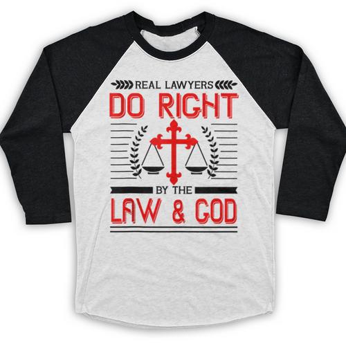 Christian Lawyer Attorney Law Student Graduation Exam Baseball Raglan Shirt - Best Gift Smart