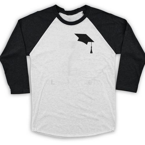 Class Of 2018 Last Name Letter Z Graduation Baseball Raglan Shirt - Best Gift Smart