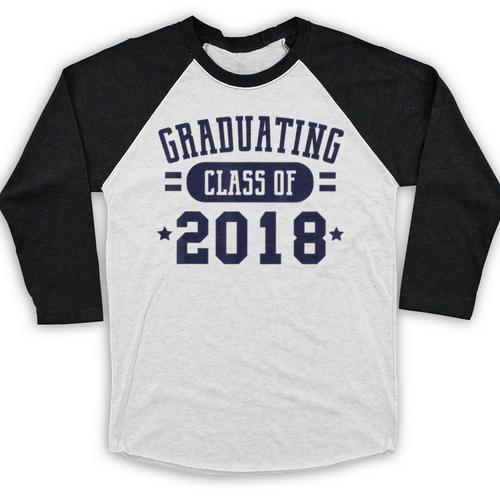 Class Of 2018 Shirts For Seniors Graduation Baseball Raglan Shirt - Best Gift Smart