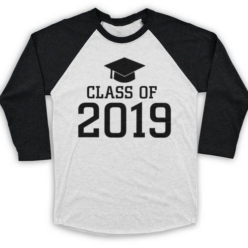 Class Of 2019 Shirt Graduation Gift Baseball Raglan Shirt - Best Gift Smart