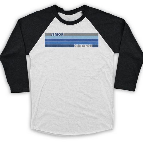 Class Of 2023 Senior Retro 2023 Grad Graduate Graduation Baseball Raglan Shirt - Best Gift Smart