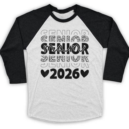 Class Of 2026 Senior Graduation Year Baseball Raglan Shirt - Best Gift Smart