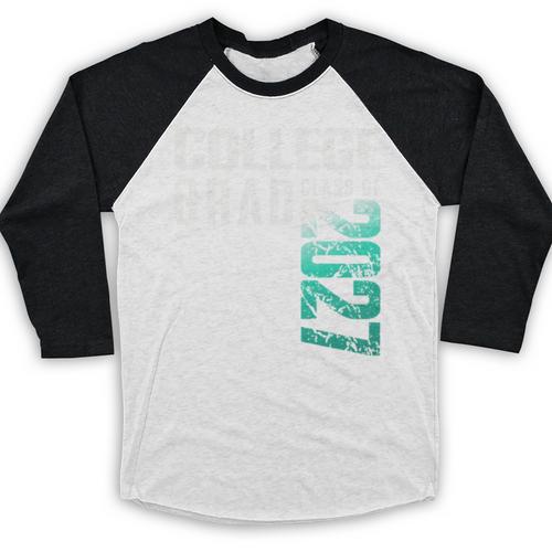 College Grad Class Of 2027 Graduation Baseball Raglan Shirt - Best Gift Smart