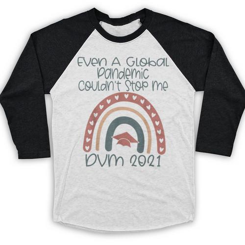 DVM Doctor Veterinary Medicine Veterinarian Graduation 2021 Baseball Raglan Shirt - Best Gift Smart