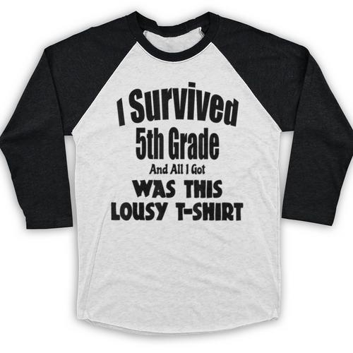 Fifth 5th Grade Graduation Shirt Child Graduate Education Baseball Raglan Shirt - Best Gift Smart