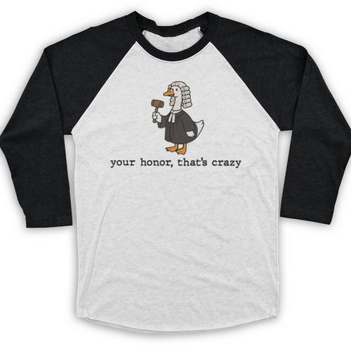 Goose Silly Lawyer Law Student School Graduation Baseball Raglan Shirt - Best Gift Smart