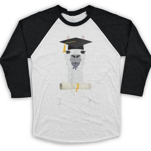 Graduation For Him & Her Got My Dip-Llama Baseball Raglan Shirt - Best Gift Smart