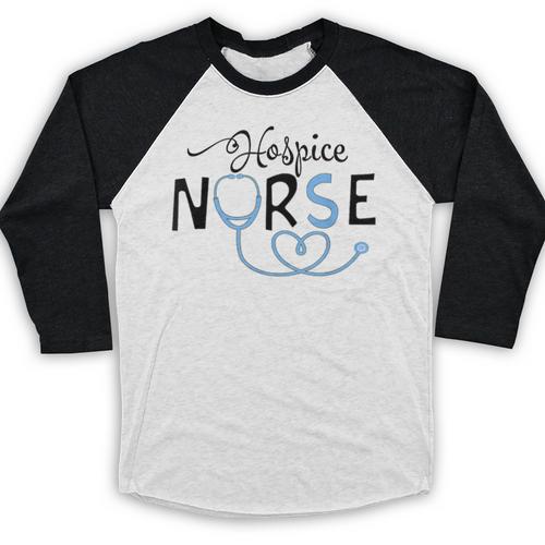 Hospice Nurse Doctor Graduation Medical Nursing RN Baseball Raglan Shirt - Best Gift Smart