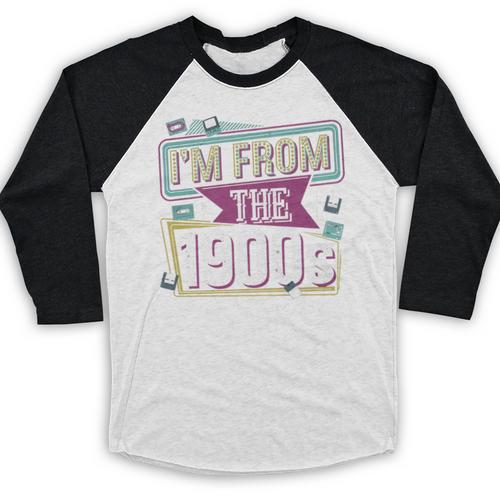 I'm From The 1900s Premium Baseball Raglan Shirt - Figerry