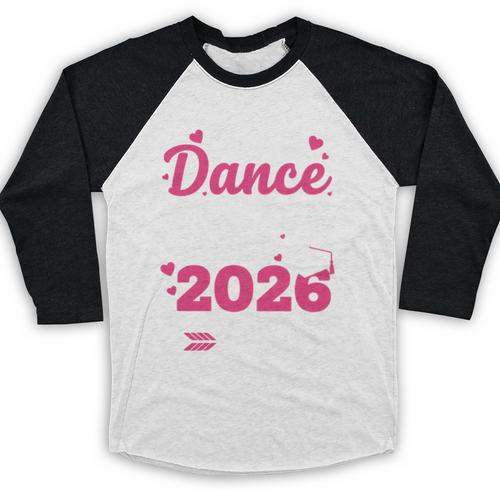 I'm A Dance Senior Mom 2026 Of Course I'm Crying Graduation Baseball Raglan Shirt - Best Gift Smart