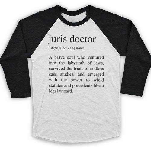 Juris Doctor Definition Law School Graduation Baseball Raglan Shirt - Best Gift Smart