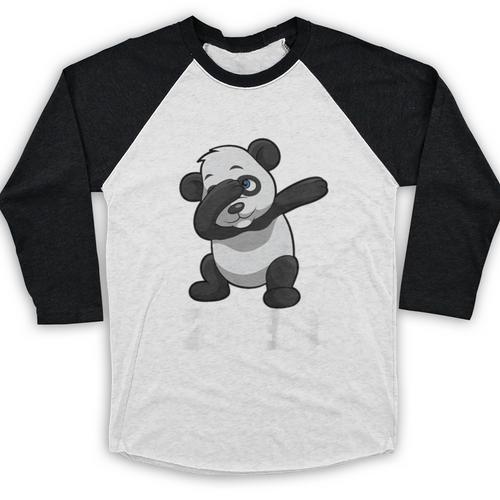 Kids Class Of 2030 Shirt Graduation Dabbing Panda Shirt Baseball Raglan Shirt - Best Gift Smart