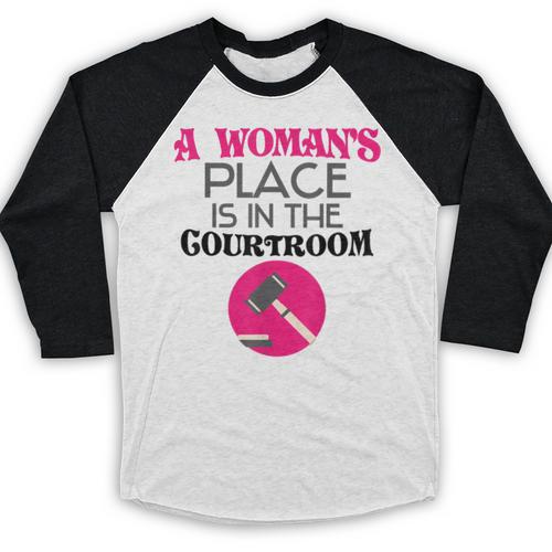 Lawyer Attorney Law School Graduation Female Women Baseball Raglan Shirt - Best Gift Smart