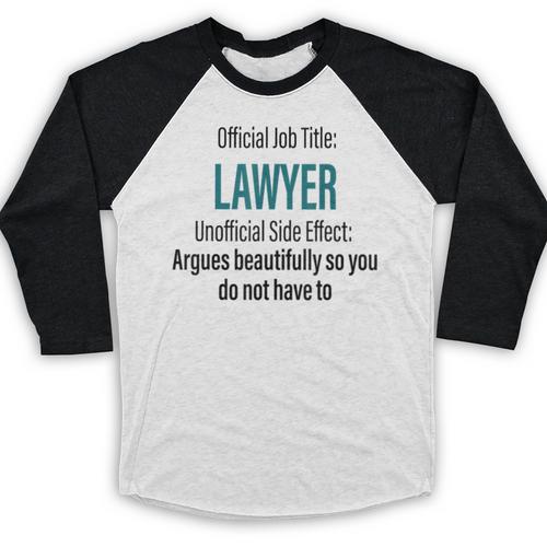 Lawyer Definition Quote Attorney Student Graduation Baseball Raglan Shirt - Best Gift Smart