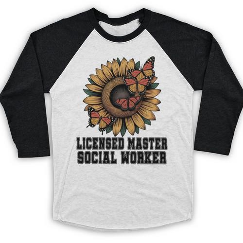 Licensed Masters Social Work Worker LMSW Graduation 2026 Baseball Raglan Shirt - Best Gift Smart